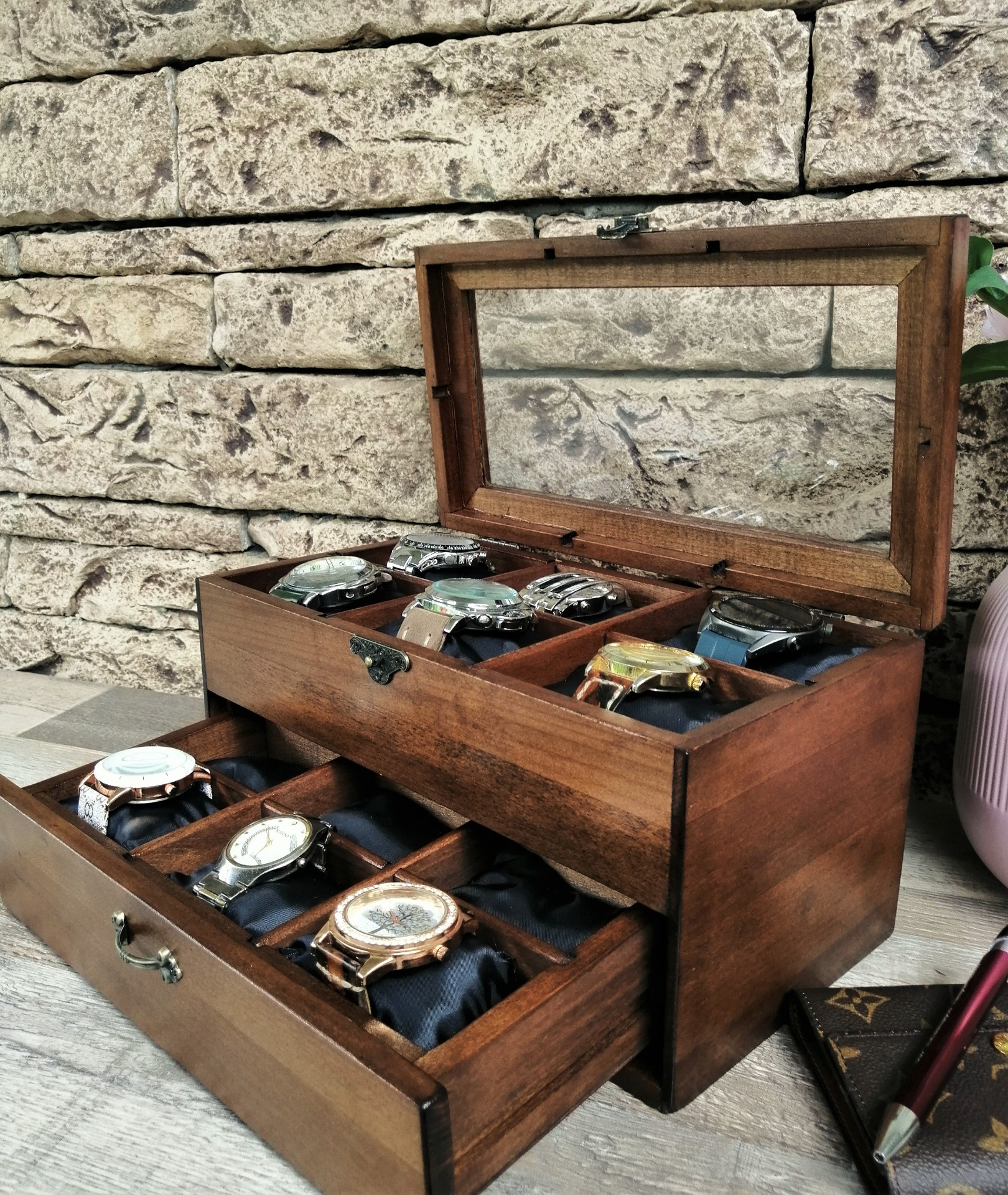 Levels Wood Watch Box, Unique Gift