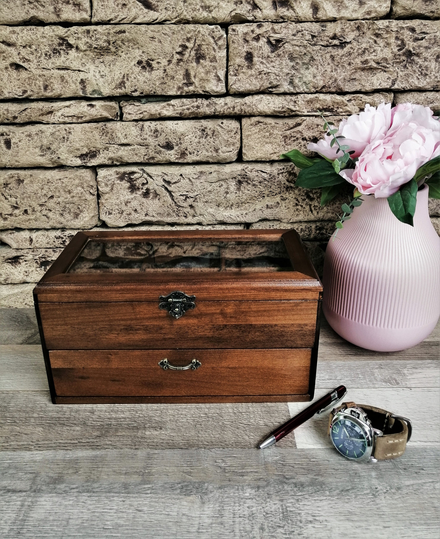 Levels Wood Watch Box, Unique Gift